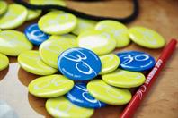 Buttons mit 30-Jahre-ERASMUS-Logo